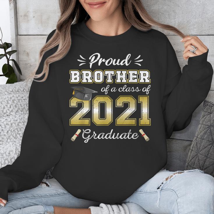 Proud Brother Class Of 2021 Graduate Senior 21 Graduation Unisex Sweatshirt