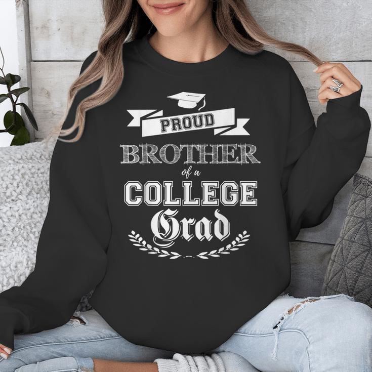 Proud Brother Of a College Grad 2019 Family Graduation Shirt Unisex Sweatshirt