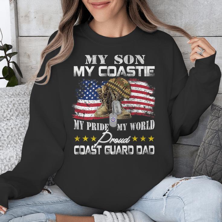 Proud Coast Guard Dad Coast Guard Graduation Dad Unisex Sweatshirt