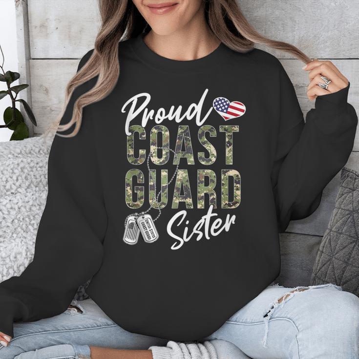 Proud Coast Guard Sister US Coast Guard Graduation Sister Unisex Sweatshirt