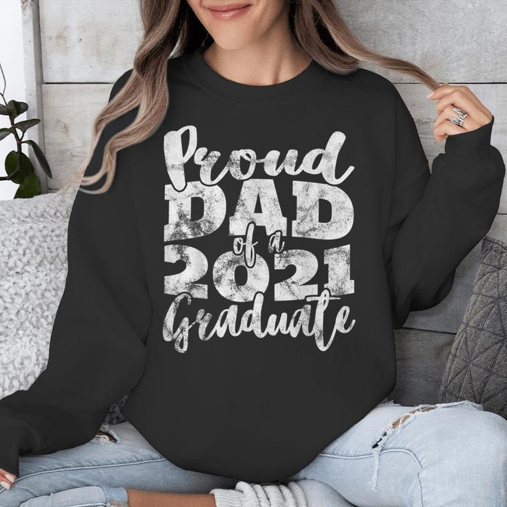 Proud Dad Of a 2021 Graduate Father Senior 21 Graduation Unisex Sweatshirt