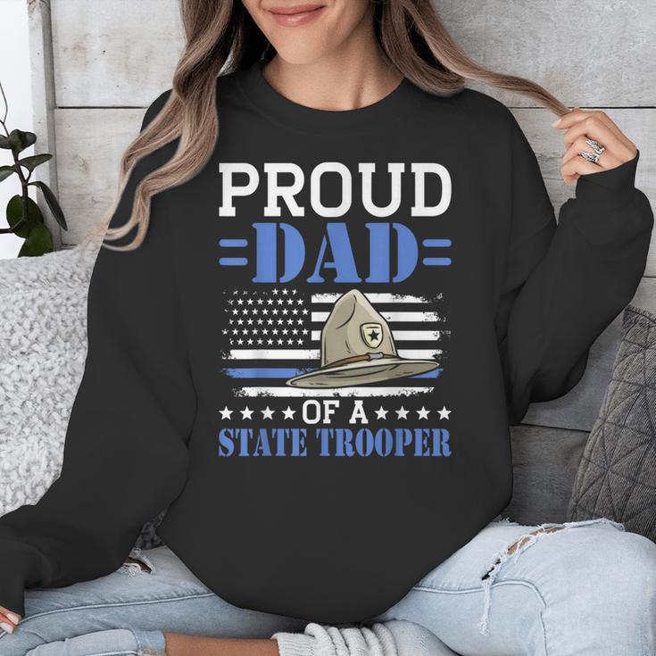 Proud Dad Of A State Trooper Police Officer Graduation Unisex Sweatshirt