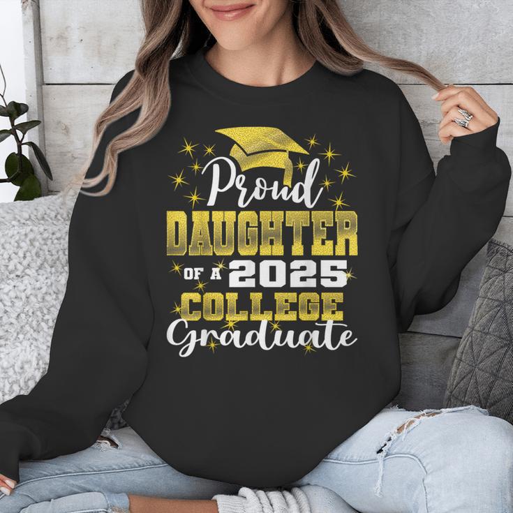 Proud Daughter Of 2025 College Graduate Family 24 Graduation Unisex Sweatshirt