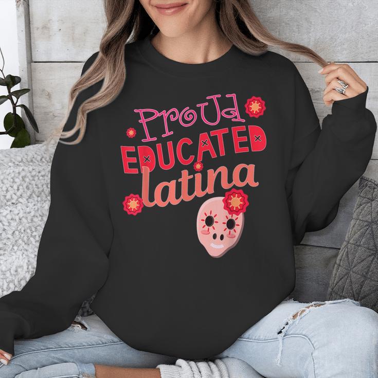 Proud Educated Latina Graduation Masters Degree PhD Unisex Sweatshirt