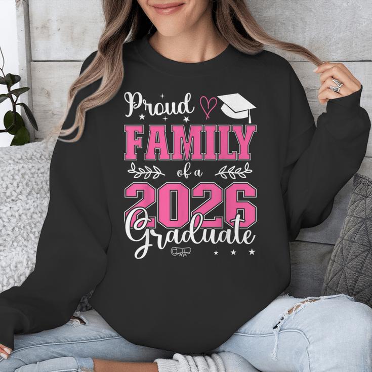 Proud Family Of a Class Of 2026 Graduate For Graduation Unisex Sweatshirt