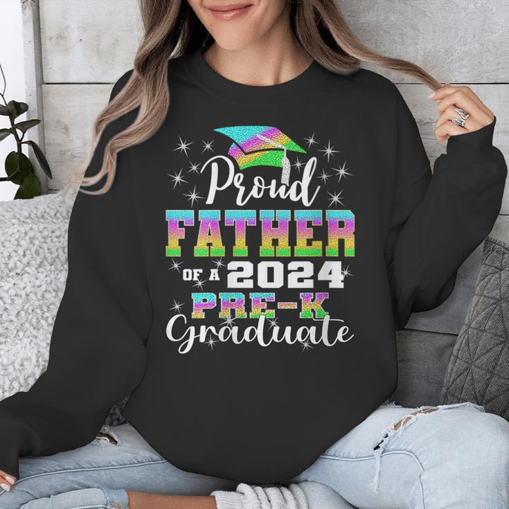 Proud Father Of PreK School Graduate 2024 Graduation Father Unisex Sweatshirt