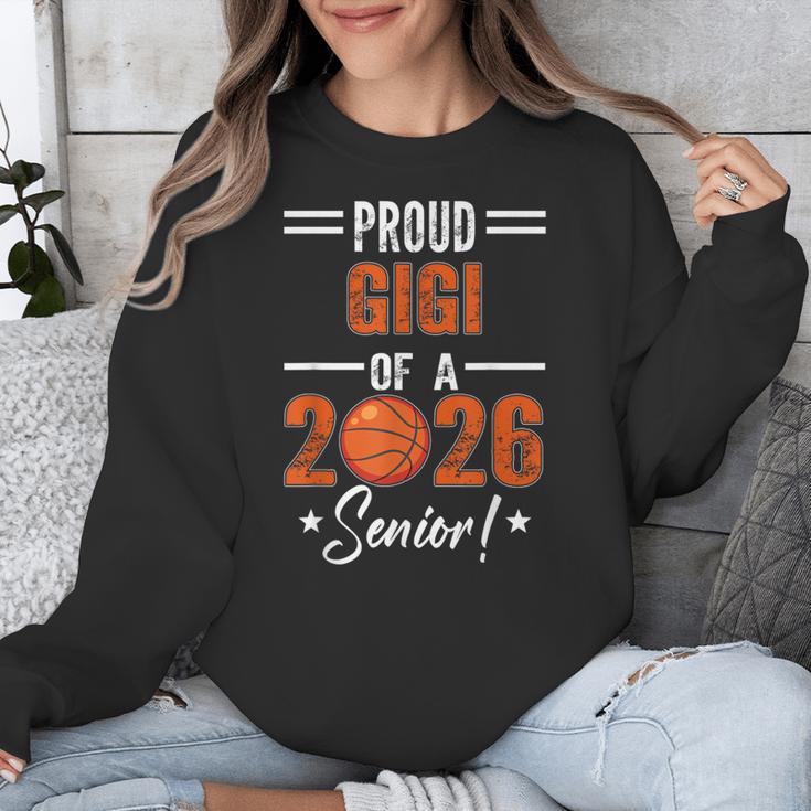 Proud GIGI Of 2026 Senior Basketball Student Graduation Unisex Sweatshirt