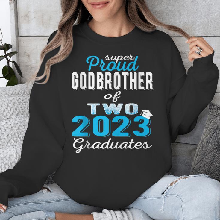 Proud Godbrother Of Two 2023 Graduate Class 2023 Graduation Unisex Sweatshirt
