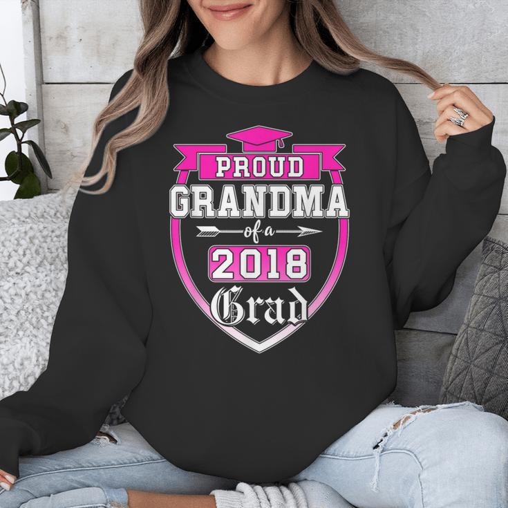 Proud Grandma Of a 2018 Grad Graduation Family Unisex Sweatshirt