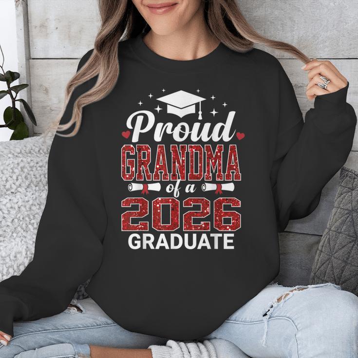 Proud Grandma Of A 2026 Graduate Class Of Graduation Unisex Sweatshirt