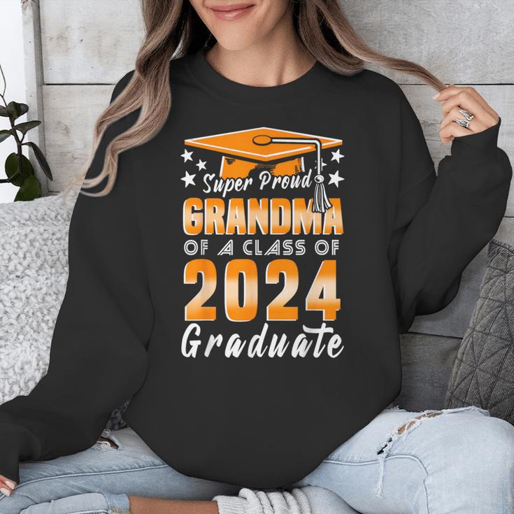 Proud Grandma Of A Class Of 2024 Matching Family Graduation Unisex Sweatshirt