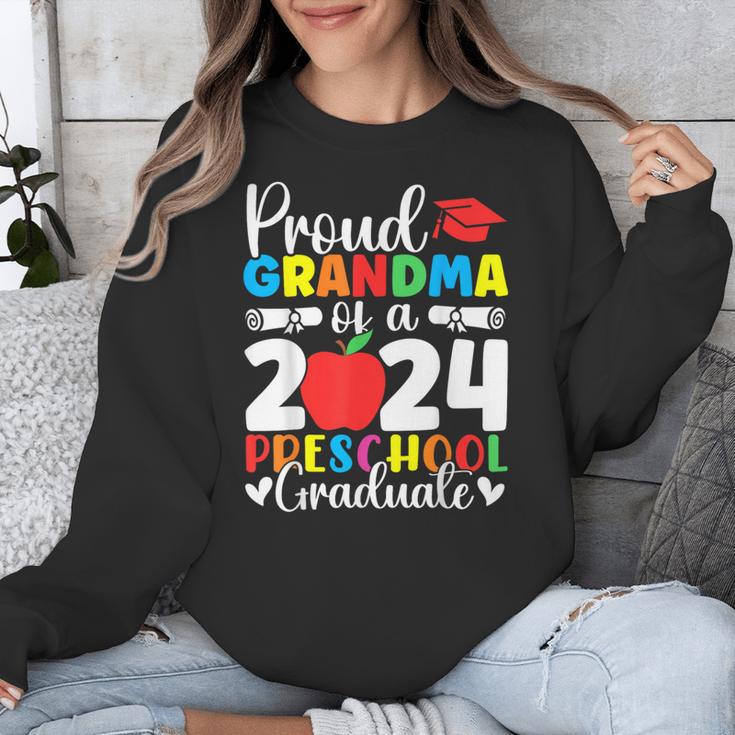 Proud Grandma Of Class Of 2024 Preschool Graduate Graduation Unisex Sweatshirt