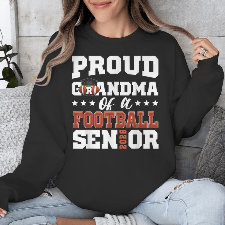 Proud Grandma Of a Football Senior 2026 Graduation Unisex Sweatshirt