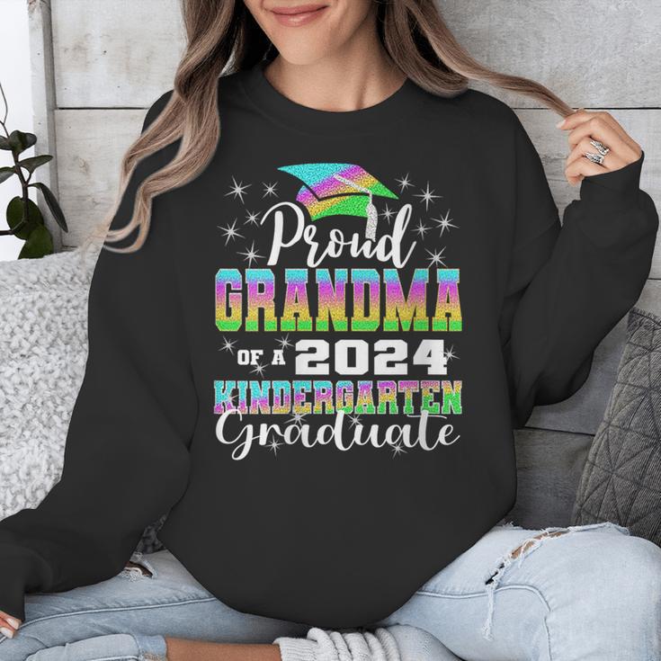Proud Grandma Of Kindergarten Graduate 2024 Graduation Unisex Sweatshirt