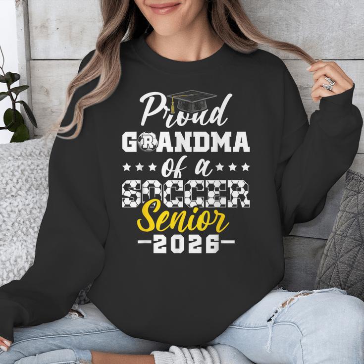 Proud Grandma Of a Soccer Senior 2026 Graduation Gifts Unisex Sweatshirt