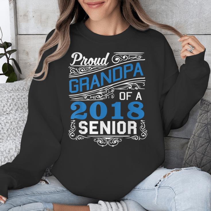 Proud Grandpa Of 2018 Senior T-Shirt Student Graduation Unisex Sweatshirt
