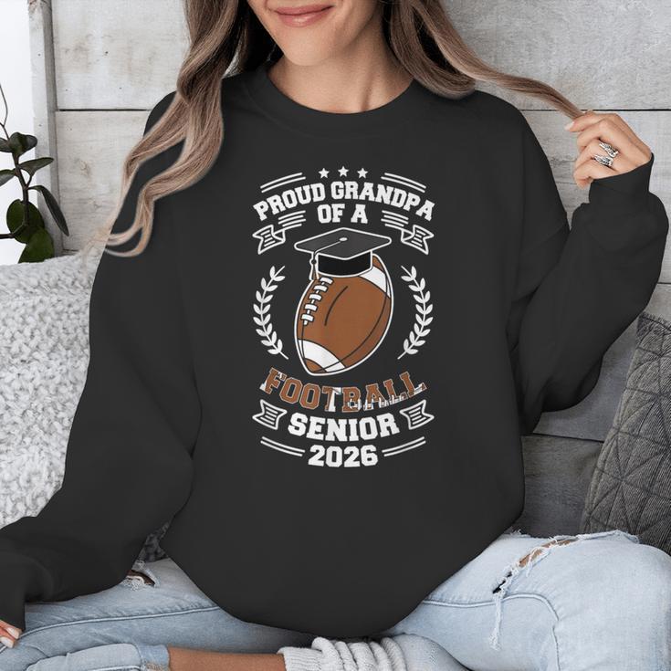 Proud Grandpa Of a 2026 Football Senior Graduation Unisex Sweatshirt