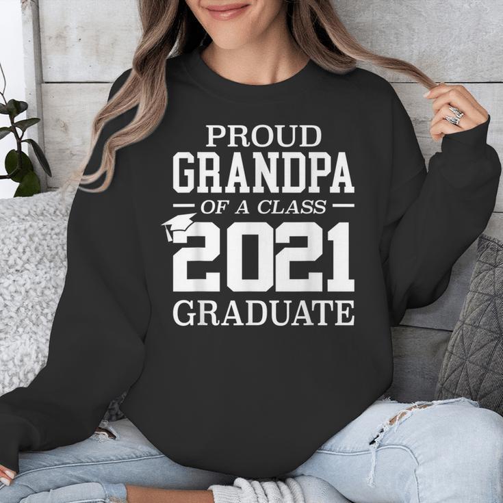 Proud Grandpa Graduation Senior 21 Grad Class Of 2021 Unisex Sweatshirt