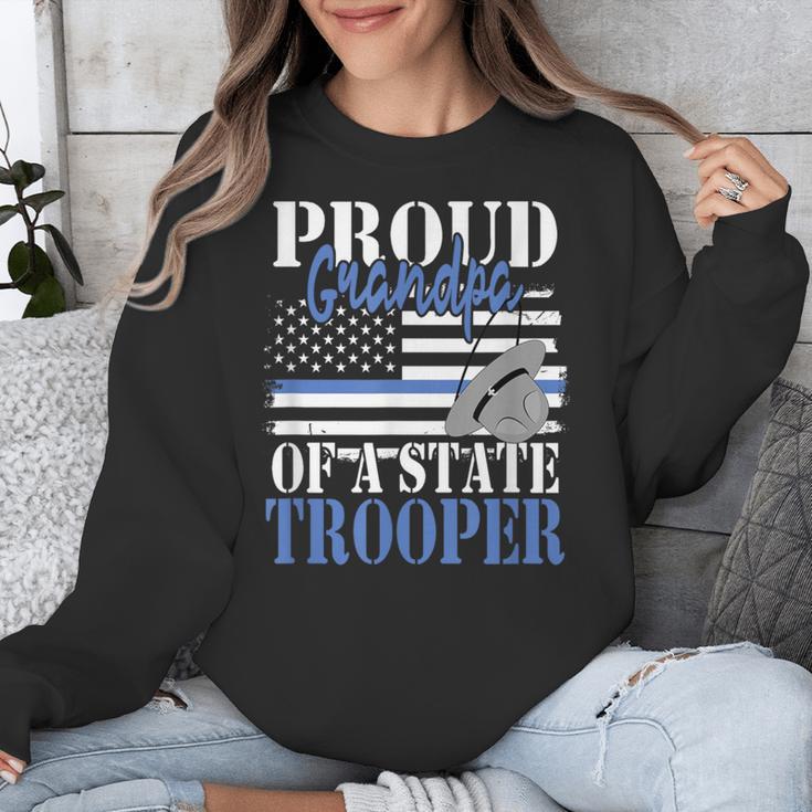 Proud Grandpa Of a State Trooper Police Officer Graduation Unisex Sweatshirt