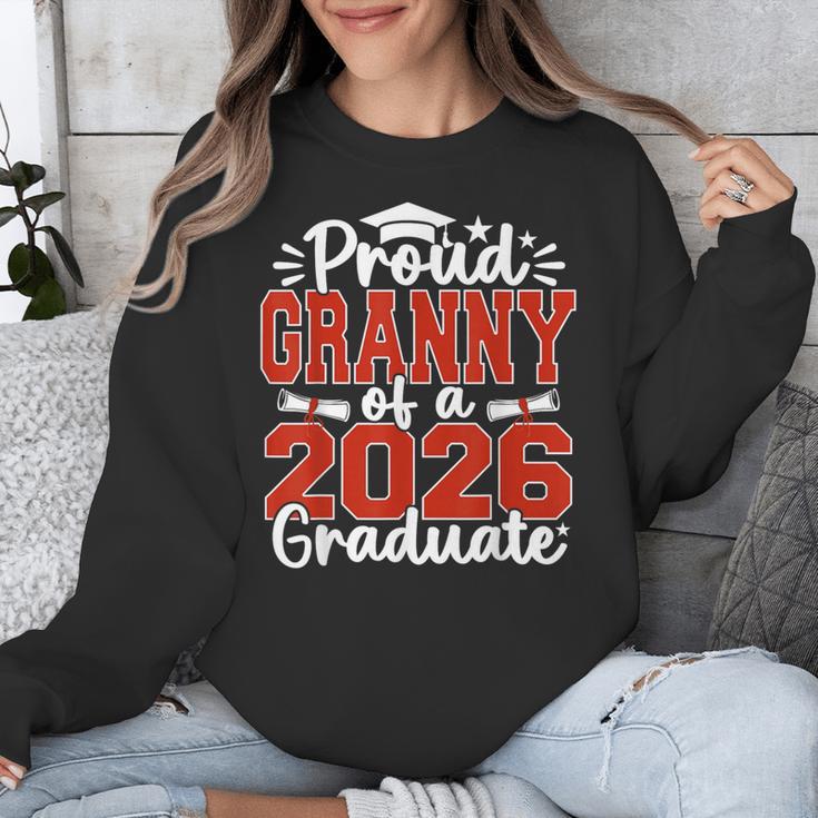 Proud Granny Of A Class Of 2026 Graduate Senior Graduation Unisex Sweatshirt