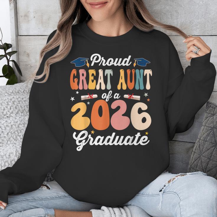 Proud Great Aunt Of a Class Of 2026 Graduate Graduation Unisex Sweatshirt
