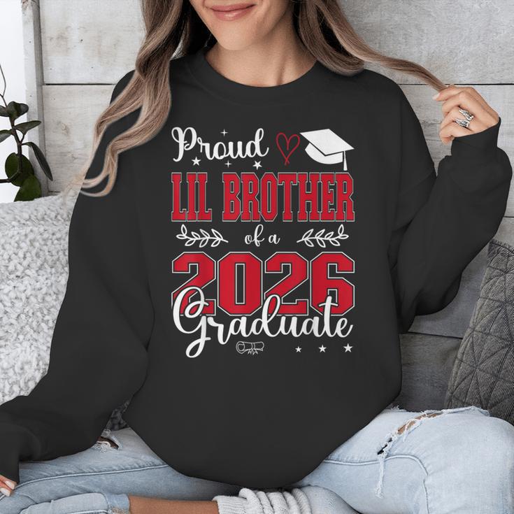 Proud Lil Brother Of a Class Of 2026 Graduate For Graduation Unisex Sweatshirt