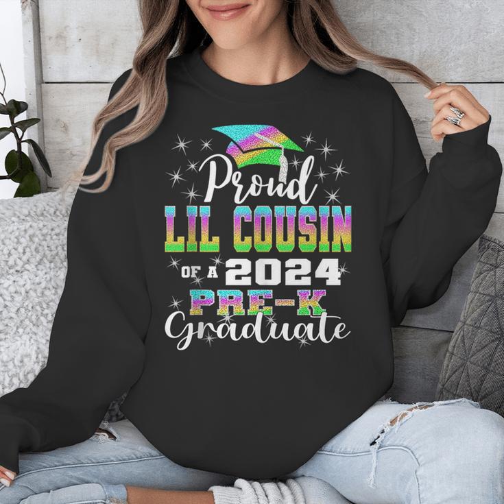 Proud Little Cousin Of PreK School Graduate 2024 Graduation Unisex Sweatshirt