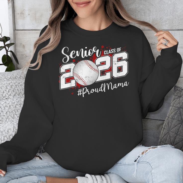 Proud Mama Of A 2026 Senior Baseball Graduation Mom Unisex Sweatshirt
