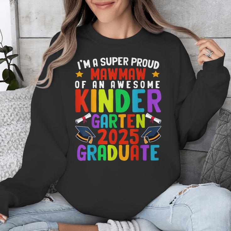 Proud MAWMAW Of Awesome Kindergarten Pre-K Graduation 2025 Unisex Sweatshirt