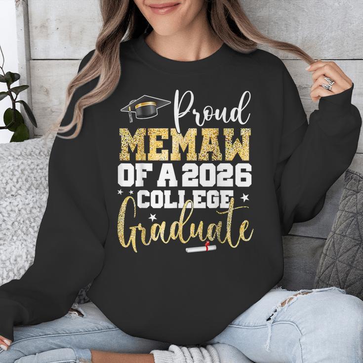 Proud Memaw Of 2026 Graduate College Graduation Unisex Sweatshirt