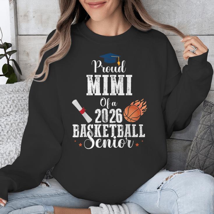 Proud MIMI Of 2026 Basketball Senior Class Graduation Unisex Sweatshirt