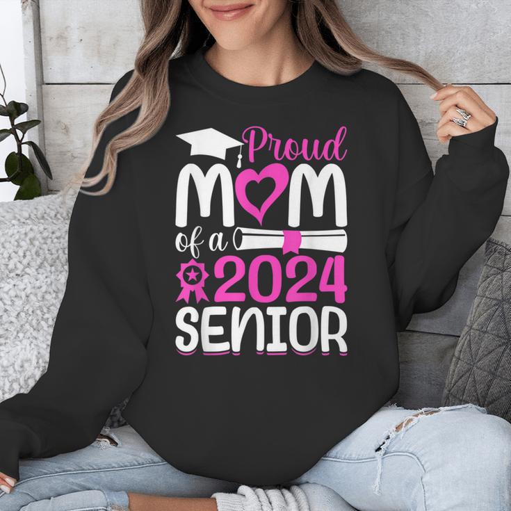 Proud Mom Of A 2024 Senior Graduation Unisex Sweatshirt Proud Mom Of A 2024 Senior Graduation Unisex Sweatshirt