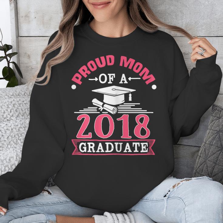 Proud Mom Of A Class 2018 Graduate Graduation T-Shirt Unisex Sweatshirt