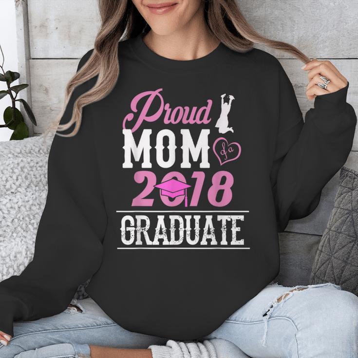Proud Mom Of A Class 2018 GraduateShirt Graduation Unisex Sweatshirt