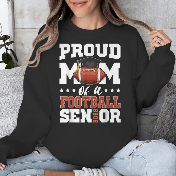 Proud Mom Of a Football Senior 2026 Graduation Gifts Unisex Sweatshirt