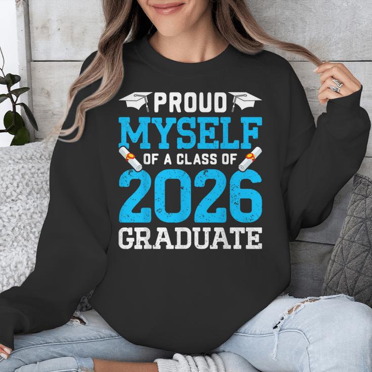 Proud Myself Of A Class Of 2026 Graduate Senior Graduation Unisex Sweatshirt