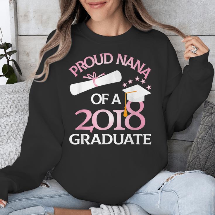 Proud Nana Of a 2018 Graduate Grandmother Graduation Unisex Sweatshirt