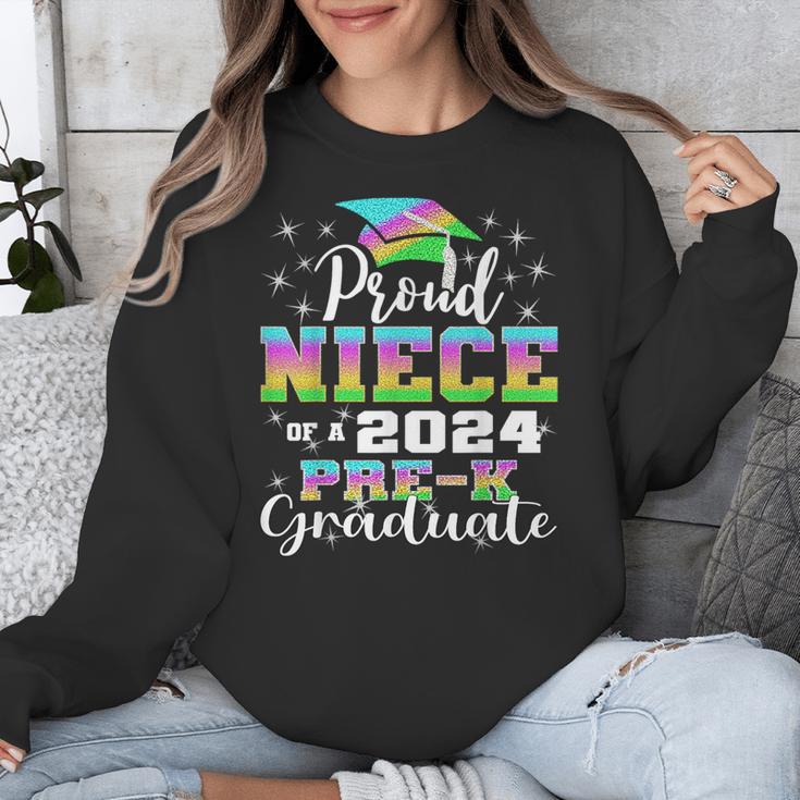 Proud Niece Of PreK School Graduate 2024 Graduation Niece Unisex Sweatshirt