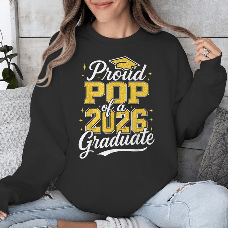 Proud Pop Of A 2026 Graduate Class Of 2026 Graduation Unisex Sweatshirt