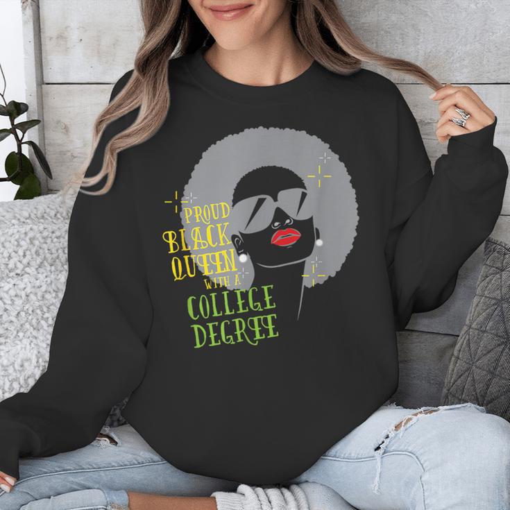 Proud Queen College Graduation Unisex Sweatshirt