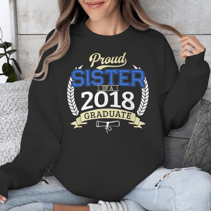 Proud Sister Of 2018 Graduate Shirt Graduation Grad Unisex Sweatshirt