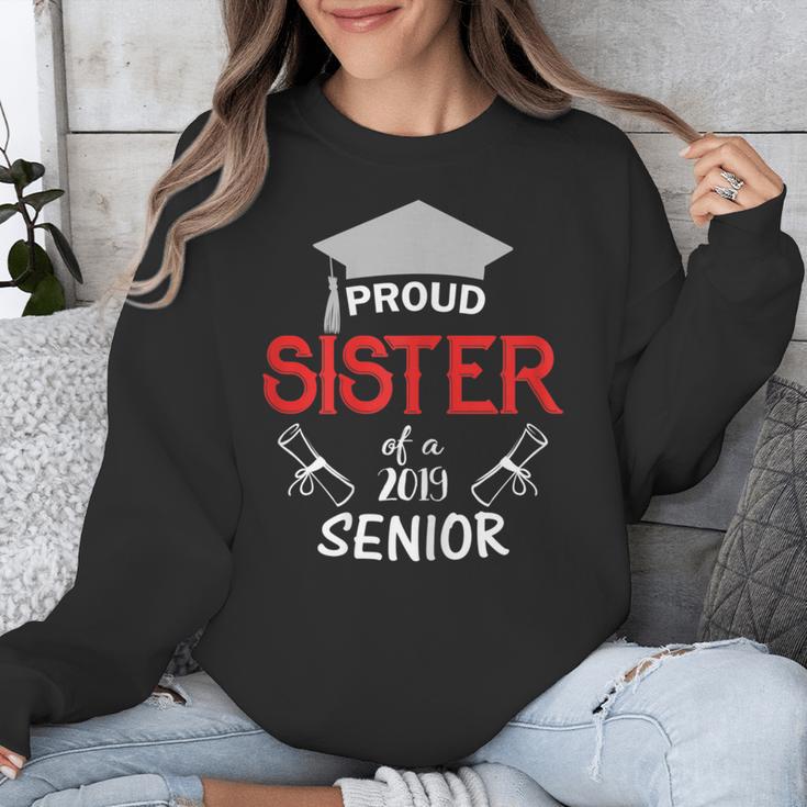 Proud Sister Of a 2019 Senior Graduation Family Unisex Sweatshirt