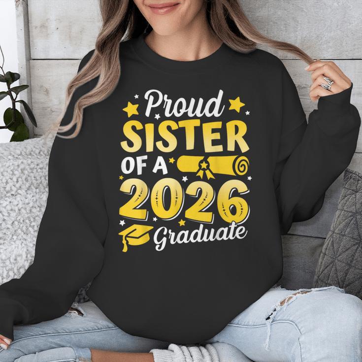 Proud Sister Of A 2026 Graduate Senior Class Graduation Unisex Sweatshirt