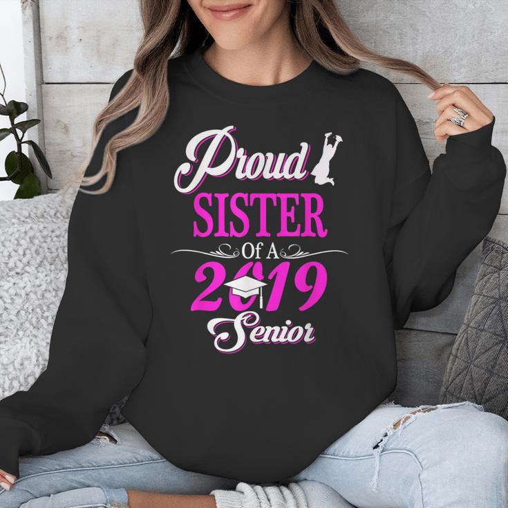 Proud SISTER Of A Class 2019 Senior Tshirt Graduation Unisex Sweatshirt