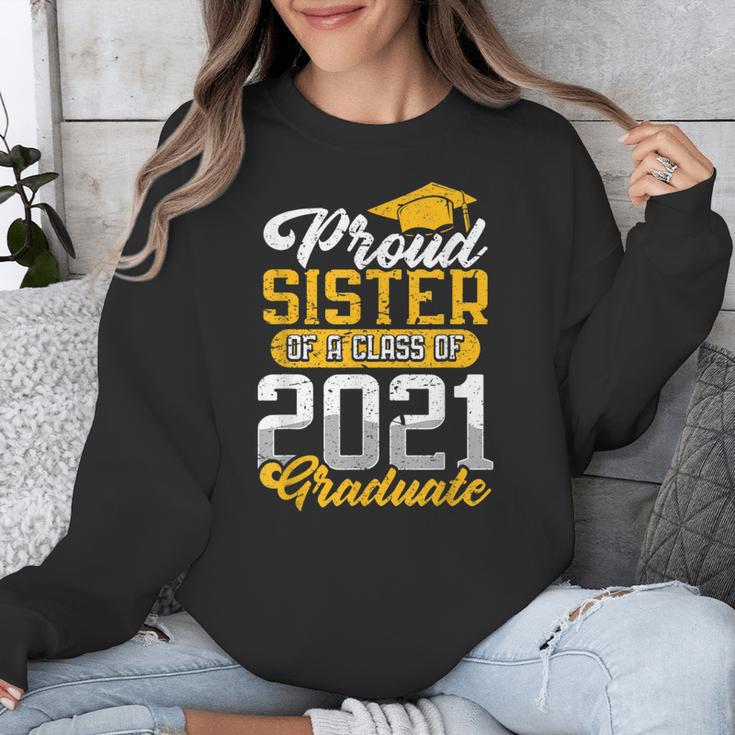 Proud Sister Of a Class Of 2021 Graduate Senior Graduation Unisex Sweatshirt
