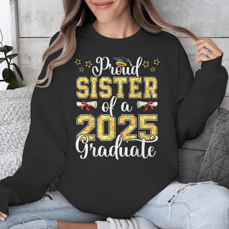 Proud Sister Of A Class Of 2025 Graduate Senior Graduation Unisex Sweatshirt