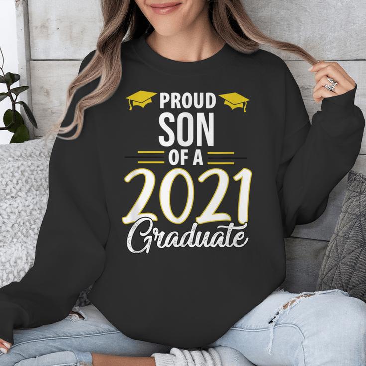 Proud Son Of A 2021 Graduate Graduation Clothes MBA PhD Unisex Sweatshirt