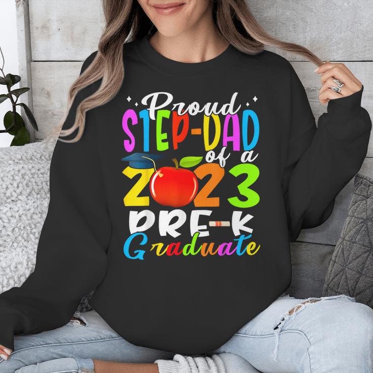 Proud Step-Dad Of 2023 Pre-K Graduate Fathers Day Graduation Unisex Sweatshirt