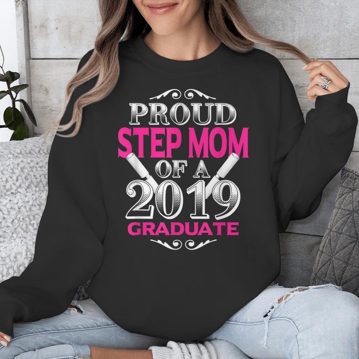 Proud Step Mom Of 2019 Graduate Class 2019 Tshirt Graduation Unisex Sweatshirt