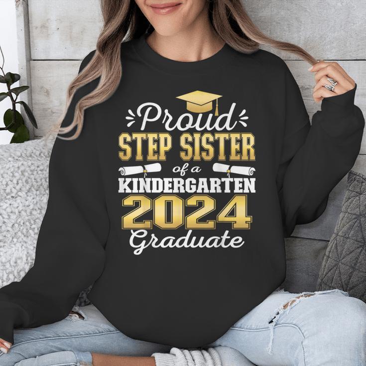 Proud Step Sister Of Kindergarten Graduate 2024 Graduation Unisex Sweatshirt